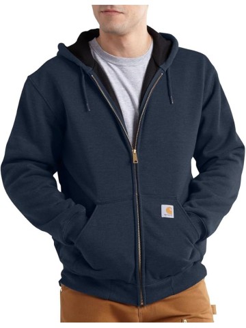 Men's Rutland Thermal Lined Zip Front Sweatshirt Hoodie Big & Tall
