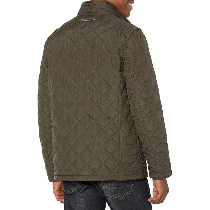 Men's Stand Collar Quilted Jacket