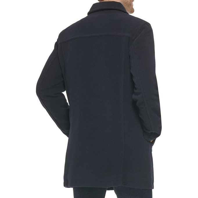 mens Wool Plush Car Coat