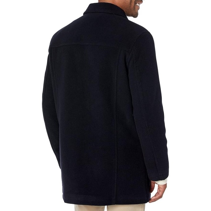mens Wool Plush Car Coat
