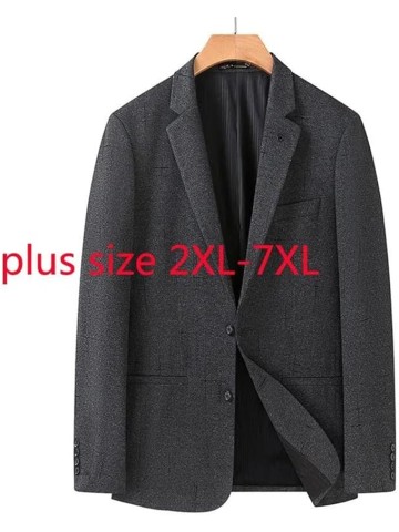 Men's Oversized Blazer Long Sleeve Lapel Buttons Business Casual Open Front Suit Jacket