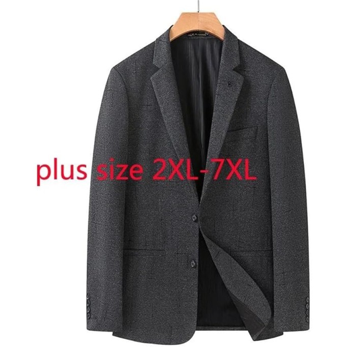 Men's Oversized Blazer Long Sleeve Lapel Buttons Business Casual Open Front Suit Jacket