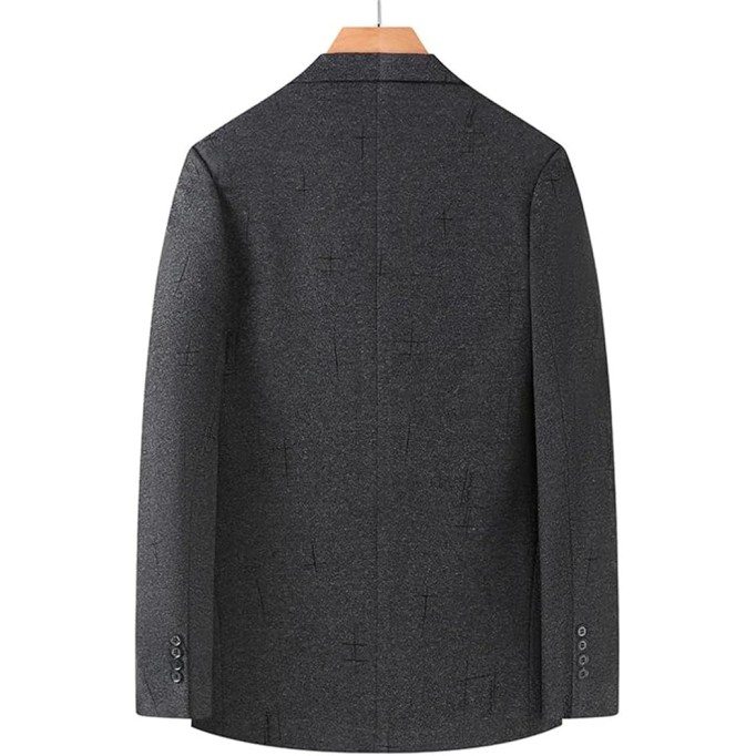 Men's Oversized Blazer Long Sleeve Lapel Buttons Business Casual Open Front Suit Jacket