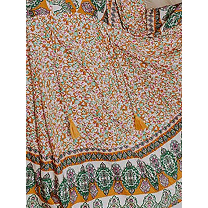 floral print long sleeve dress