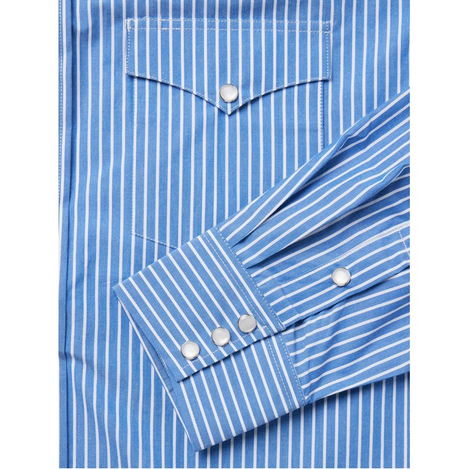 Blue Western Stripe Shirt