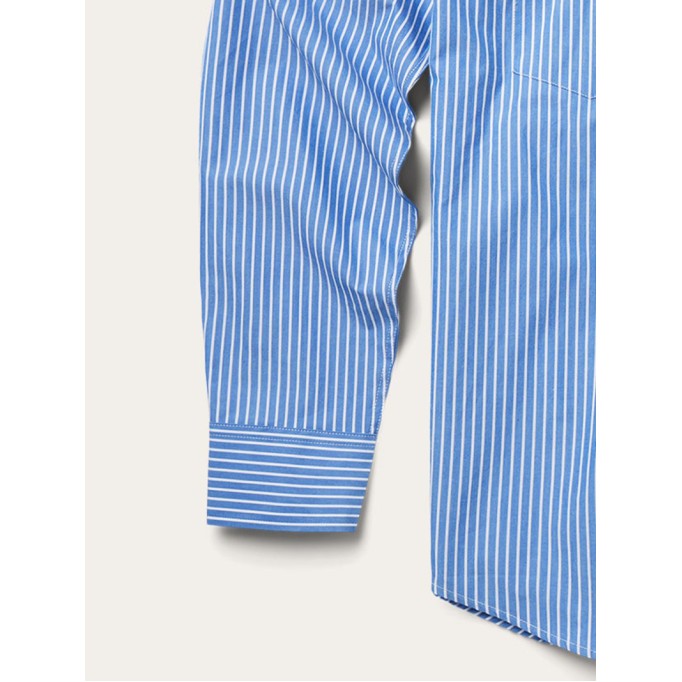 Blue Western Stripe Shirt