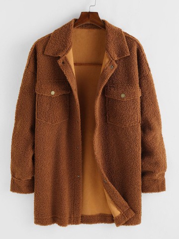 Men's Casual Oversized Coat Long Jacket