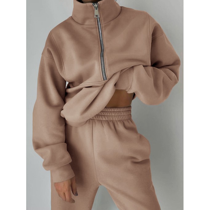Women's Fashion Fleece Athletic Casual Suit